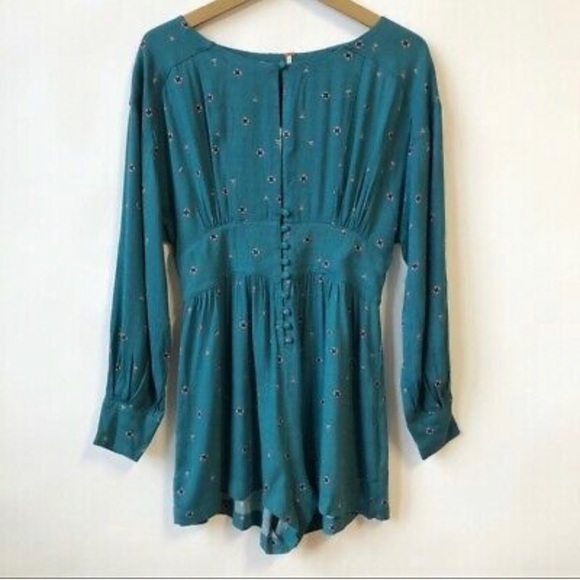 Free People Long Sleeve Romper - Picture 3 of 4